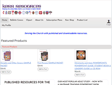 Tablet Screenshot of kerrresources.com